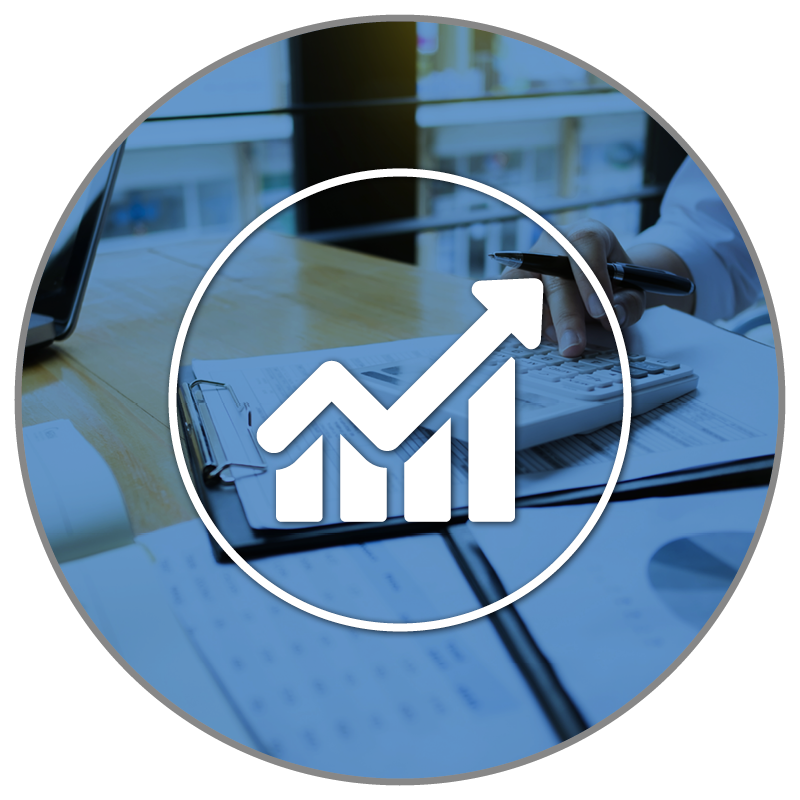 Frontline Managed Services History Images Chart Icon