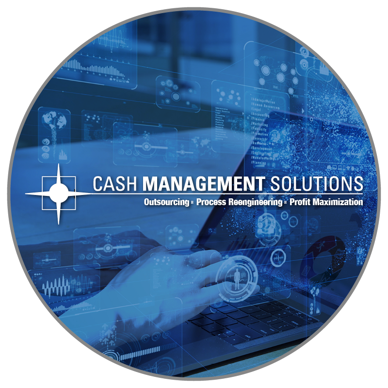 Frontline Managed Services History Images Cash management Solutions logo