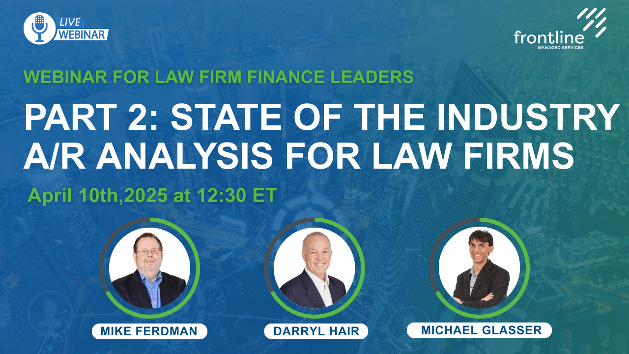 State of the industry A/R Analysis for Law Firms